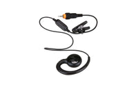 Motorola HKLN4437A CLP Short Cord Swivel Earpiece with Inline PTT