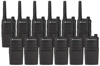 Motorola RMM2050 12 Pack Two Way Radio Bundle