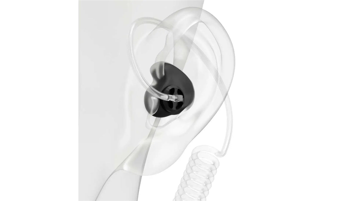 Decibullz Surveillance Awareness Earpiece Adapter + Surveillance Earpiece
