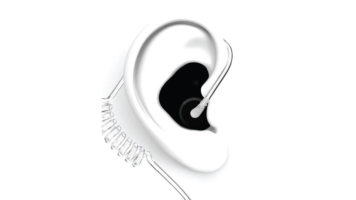 Decibullz Surveillance Isolation Earpiece Adapter + Surveillance Earpiece